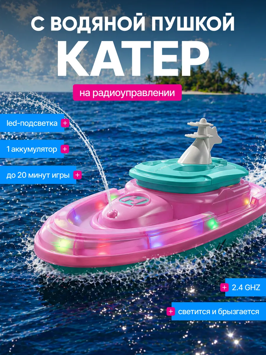 Скоростной катер на радиоуправлении лодка
