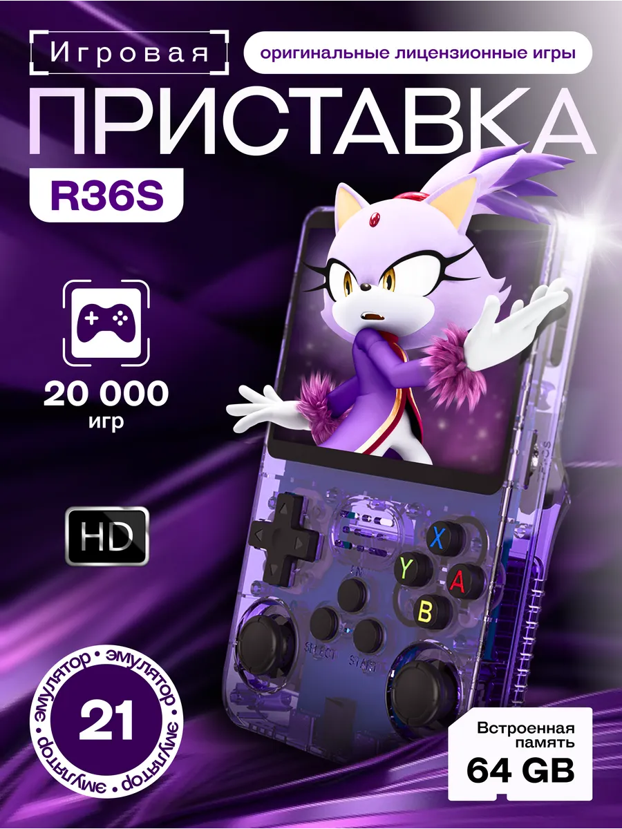 Портативная игровая приставка R36S