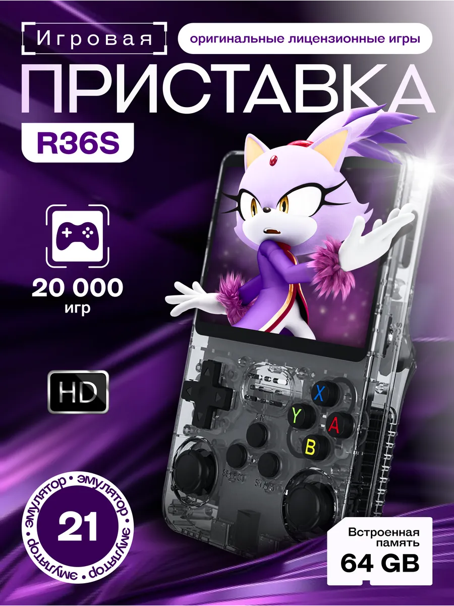 Портативная игровая приставка R36S