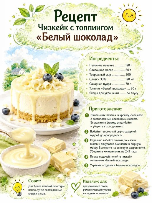 Топпинг "Соленая карамель" профессиональный, 700 г, белый, фото 2