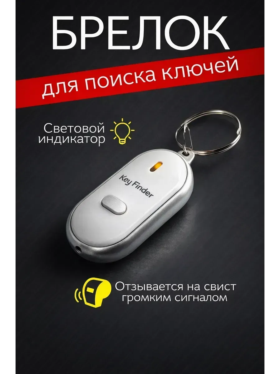 Брелок на ключи для поиска антипотеряшка трекер