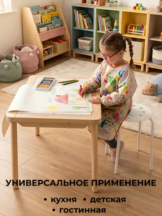 Swed House Табурет для кухни пластиковый круглый белый, аналог Икеа, белый, фото 4