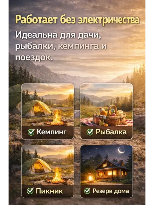 Юляшка портативная газовая плита для кемпинга, вариант, фото 3