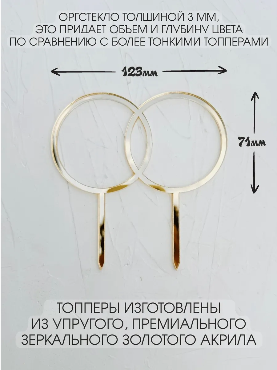 Топпер для торта