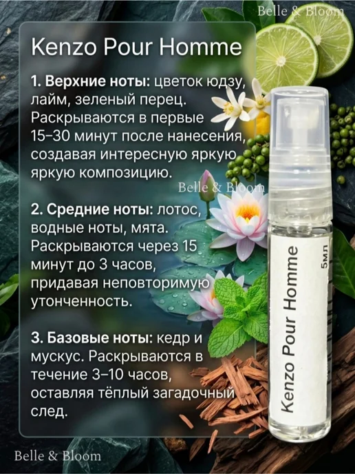 Духи набор пробников стойкие мужские 8шт по 6 мл, 8 шт, 6 мл, фото 8