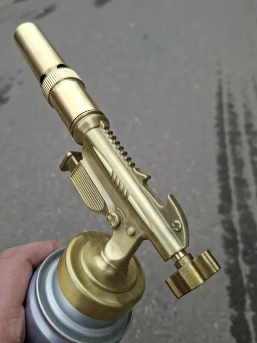 XXX1 Газовая горелка для баллона латунь с пьезоподжигом 01, 2 шт, фото 8