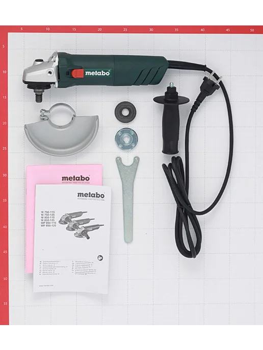 metabo Углошлифовальная машина W 750-125 750Вт 11500об мин, 750 Вт, фото 4