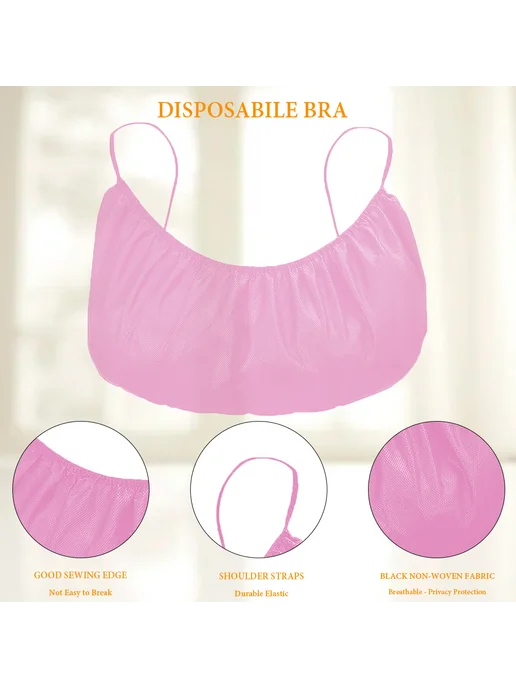 25 шт Disposable бельё Breathable для женщин, розовое, 25 шт, фото 3