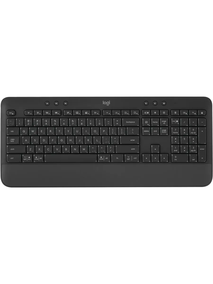 LOGITECH Клавиатура беспроводная K650 черный USB BT Radio Multimedia