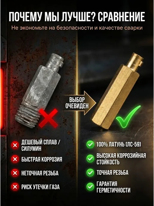 РЕСАНТА Переходник для вентильной горелки TIG, вариант, фото 8