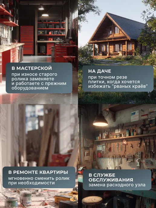 ВИХРЬ Ролик для рельсовых плиткорезов 22 мм, вариант, фото 3