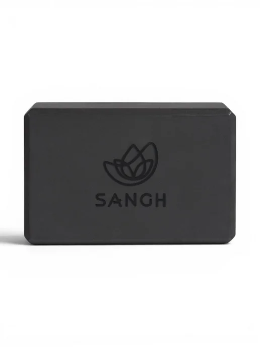Sangh Блок для йоги чёрный 23х15х8 см, 23x15x8 см, фото 3