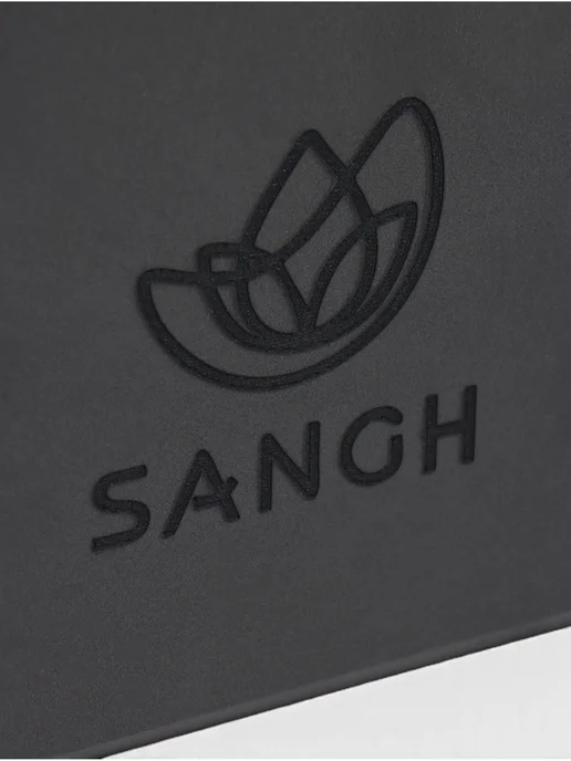 Sangh Блок для йоги чёрный 23х15х8 см, 23x15x8 см, фото 6