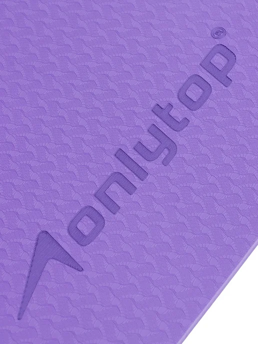 onlytop Фиолетовый коврик для фитнеса и йоги 183х61х0.8 см, 61x0.8 см, фото 7