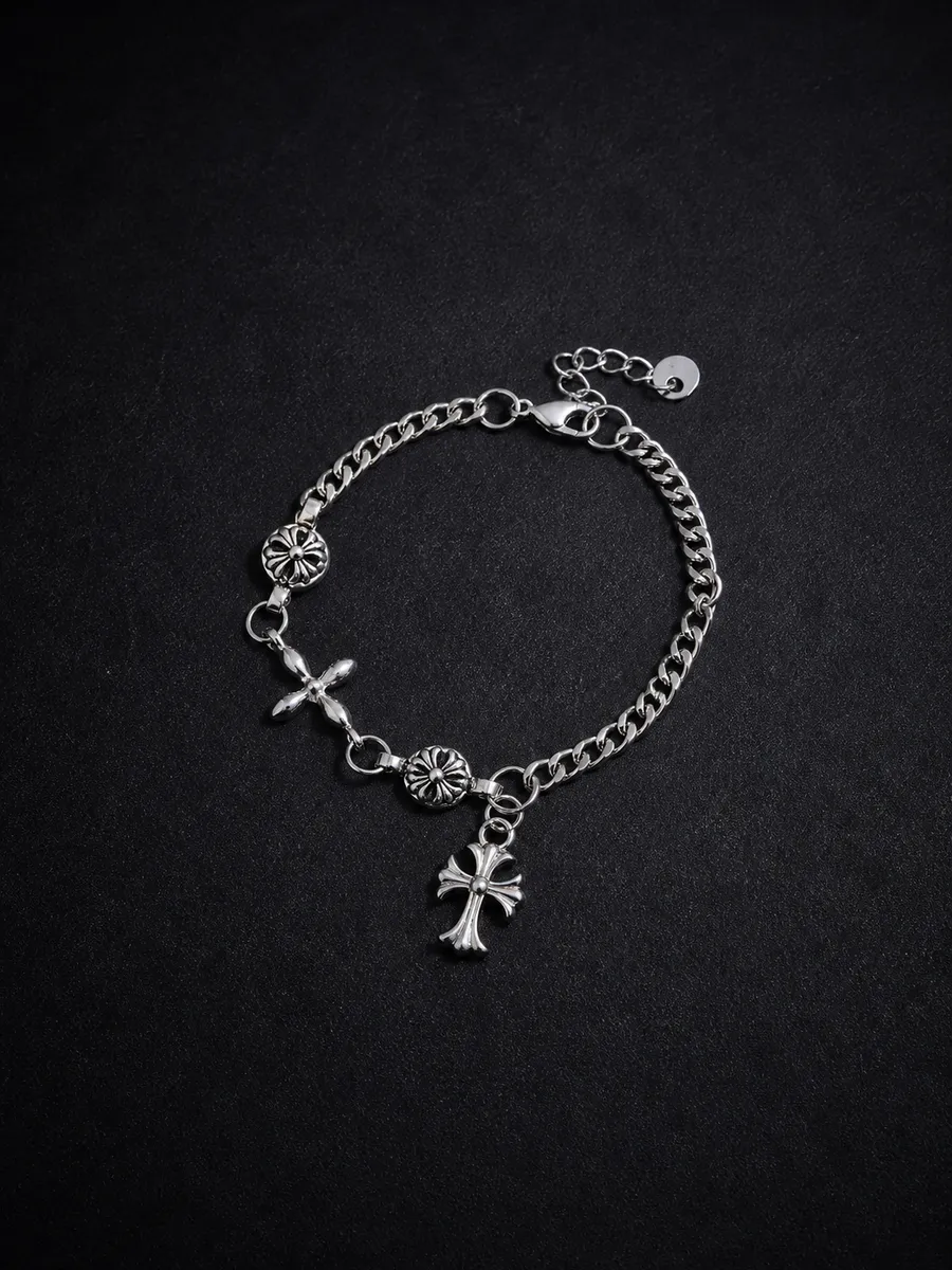 Браслет готический в стиле Chrome Hearts