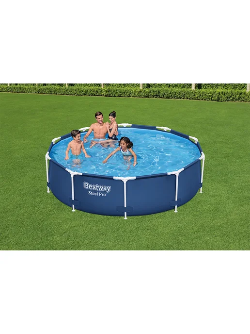 Bestway Каркасный бассейн 305х76 см, 4678 л, 56677, синий, фото 2