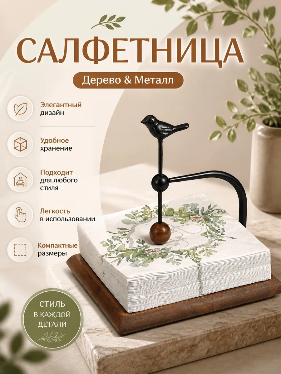 Салфетница для стола на кухне