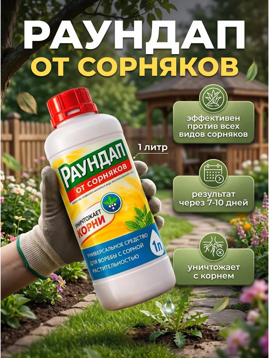 Средства от сорняков раундап