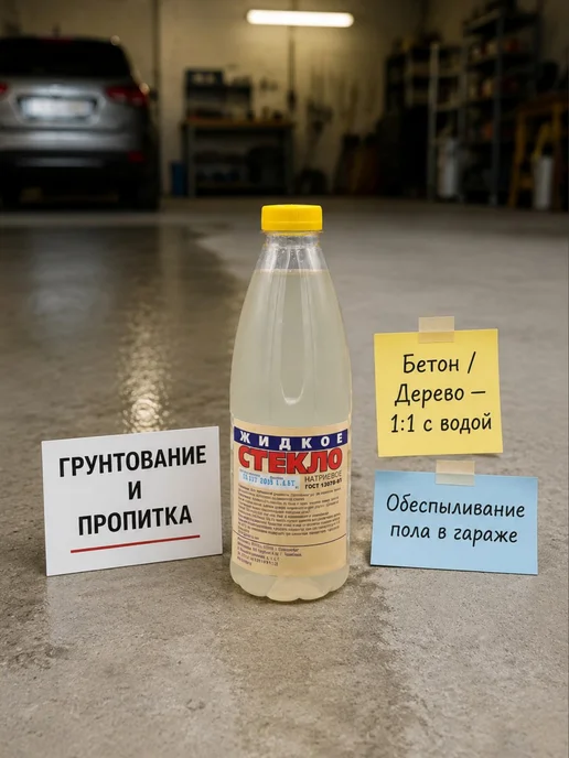 Жидкое стекло натриевое добавка для бетона гидроизоляция, белый, фото 4