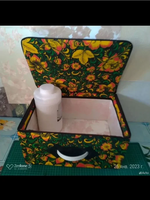 Коробка для хранения, для рукоделия, розовый, фото 3