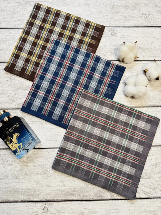 Pastel_lux Набор платков 3 предмета 43х43 см, 43x43 см, фото 8