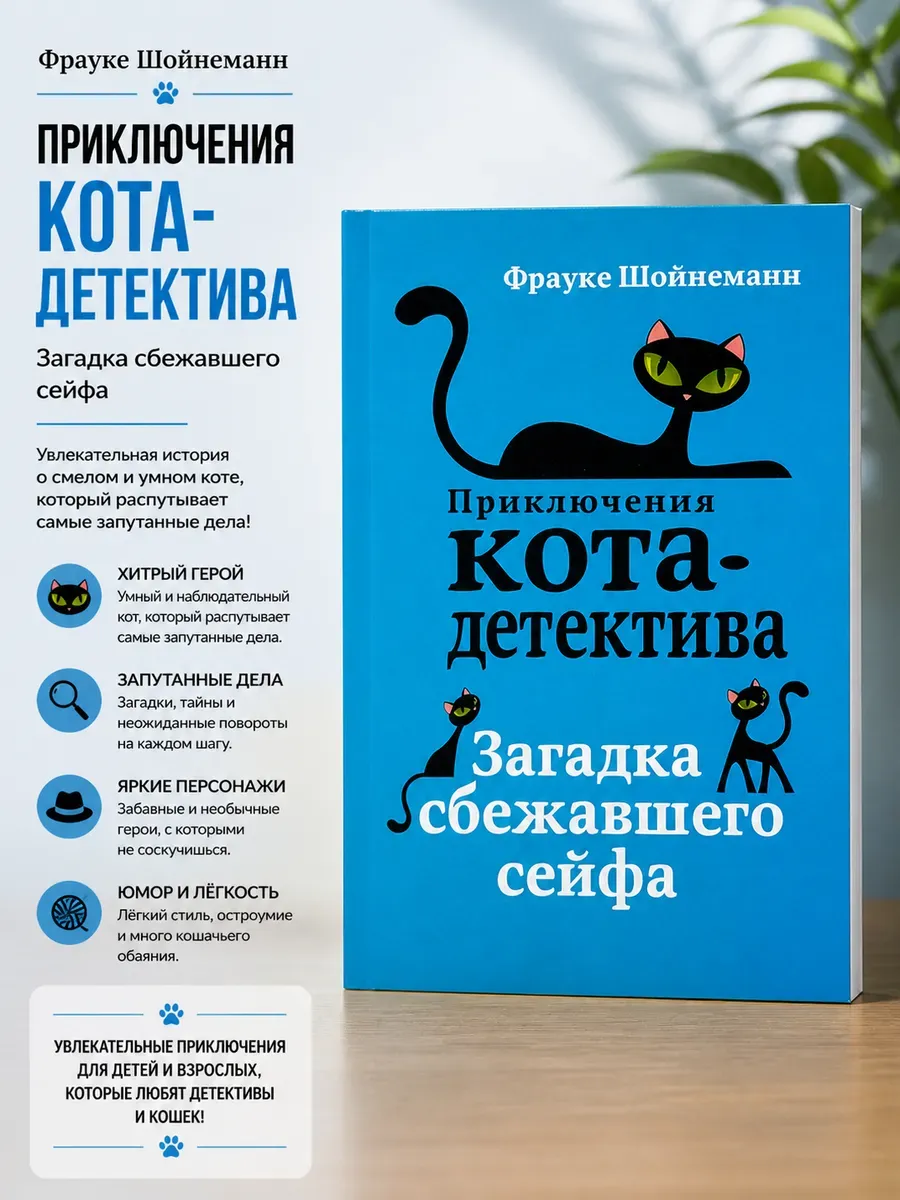 Приключения кота-детектива: Загадка сбежавшего сейфа