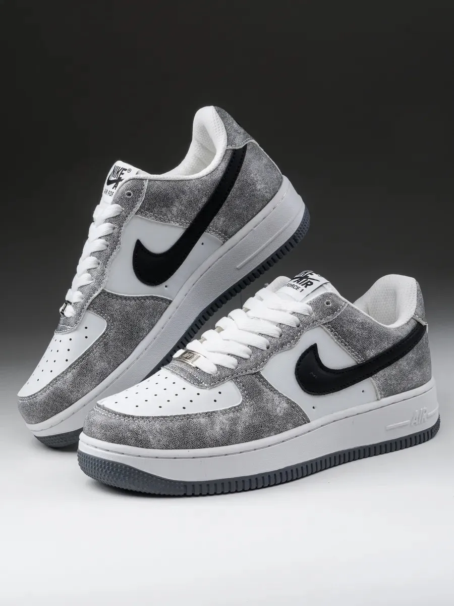 Кроссовки Air Force 1 кеды серые