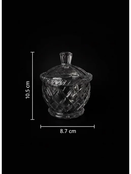 Сахарница банкас крышкой стекло 150мл, 150 мл, фото 2