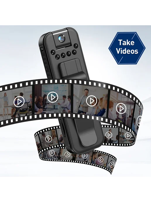 Mini камера HD 1080P с ИК ночным видением, без WiFi, вариант, фото 4
