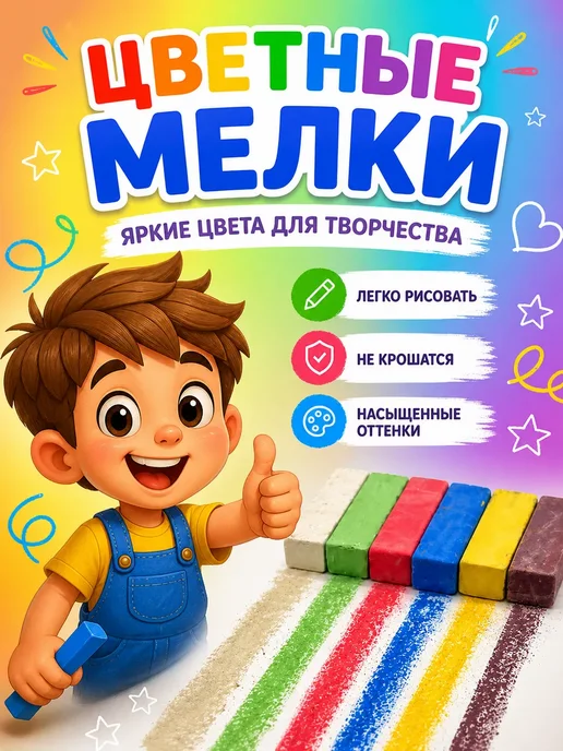 иакк1408 Мелки для рисования на асфальте для малышей, вариант
