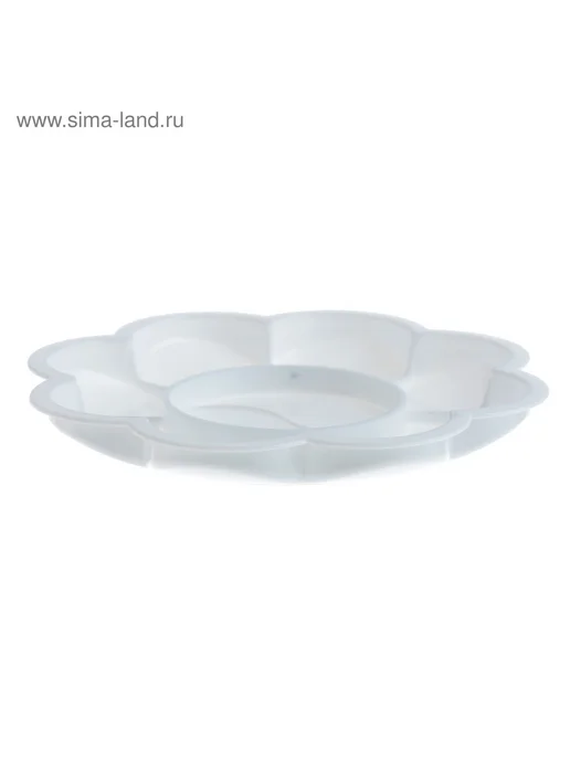 -Мир Игр- Мини палитра для рисования, 9 ячеек, белая, белый, фото 2