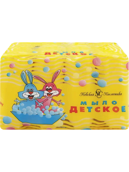 Туалетное мыло НЕВСКАЯ КОСМЕТИКА Детское, 4х100г, 100гx4, 4x100