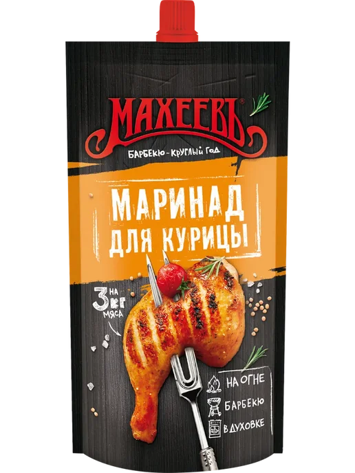 Маринад для курицы МАХЕЕВЪ Горчичный, 300г, 300 г