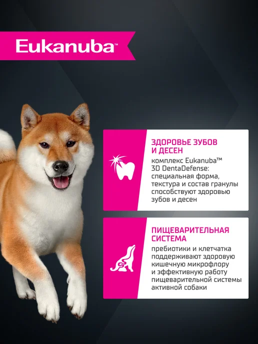 Сухой корм Eukanuba для собак, мелкие, средние, щенки, ягненок, 0,8 кг, фото 3