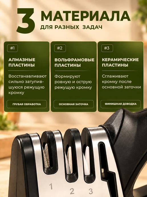 ELLWOOD Точилка для ножей и ножниц, вариант, фото 5