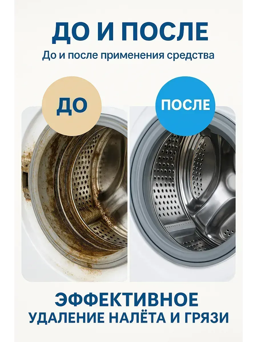 Средство для стиральной машины очиститель от запаха плесени