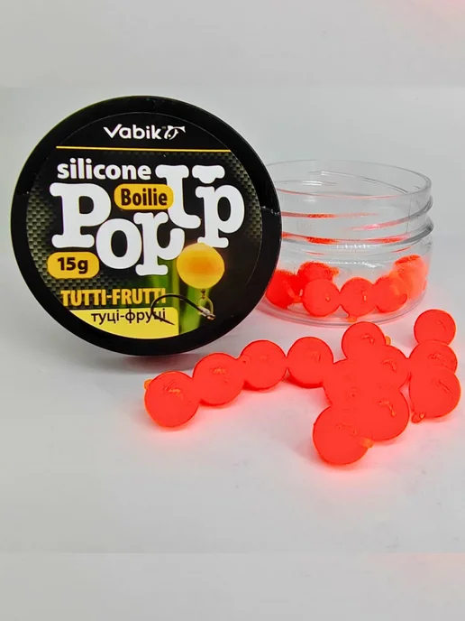 Vabik Силиконовая приманка Бойл Тутти-фрутти POP-UP 15 гр, 15 г, фото 5