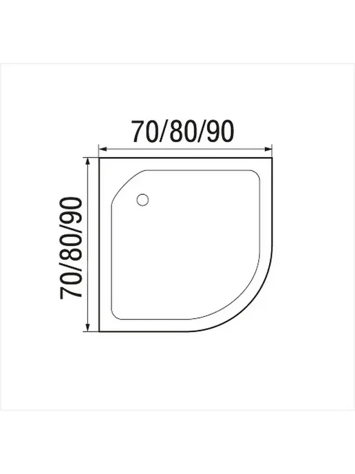 Wemor Поддон для душа 70 24 C, белый, фото 7