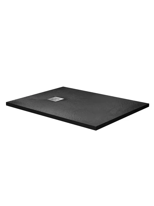 BelBagno Поддон для душа TRAY-MR-UNO-AH-120 80-35-NERO-CR, черный, фото 4
