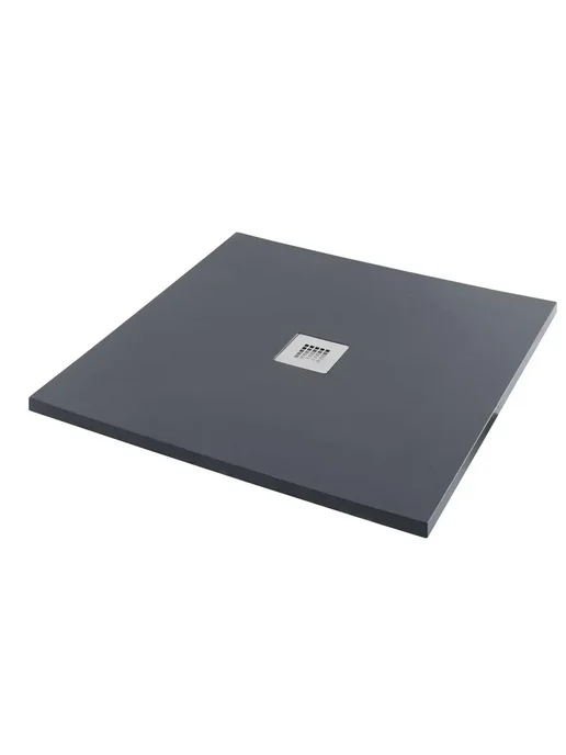 Aquanet Поддон для душа Pleasure 140х80 серый, 90x90, черный, фото 4