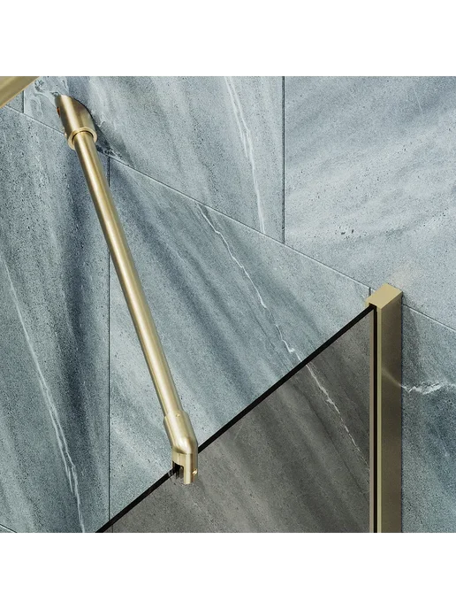 MAYBAH GLASS Шторка на ванну MaybahGlass MGV-59-3ш, желтый, фото 5