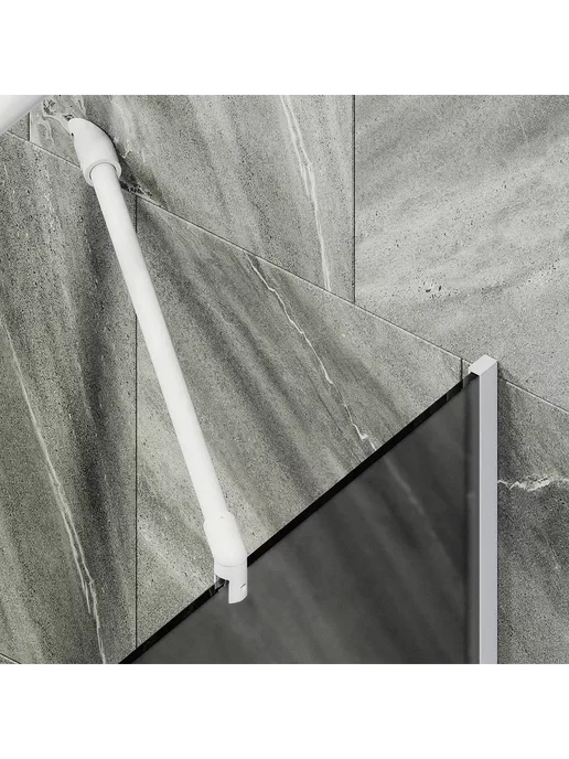 MAYBAH GLASS Шторка на ванну MaybahGlass MGV-145-1у, белый, фото 5