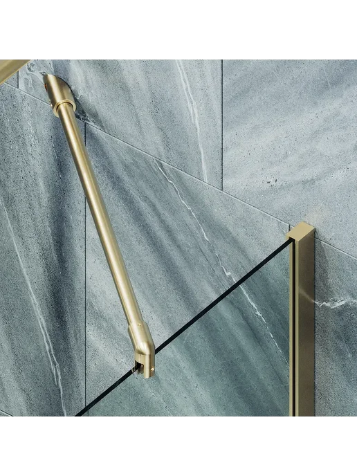MAYBAH GLASS Шторка на ванну MaybahGlass MGV-248-3ш, желтый, фото 5