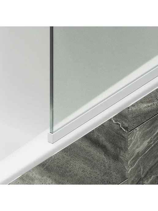 MAYBAH GLASS Шторка на ванну MaybahGlass MGV-130-1у матовое белый, белый, фото 6