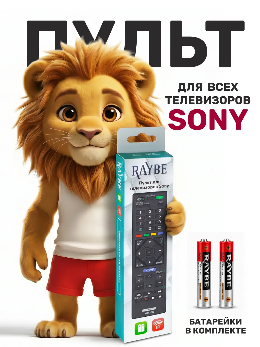 Пульт для телевизора Sony RM-ED062
