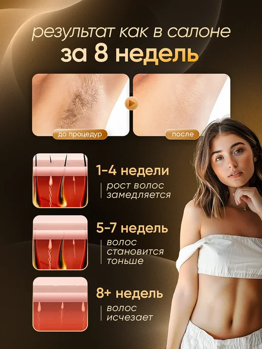 Moermak Фотоэпилятор лазерный для удаления волос на теле и лице, вариант, фото 6