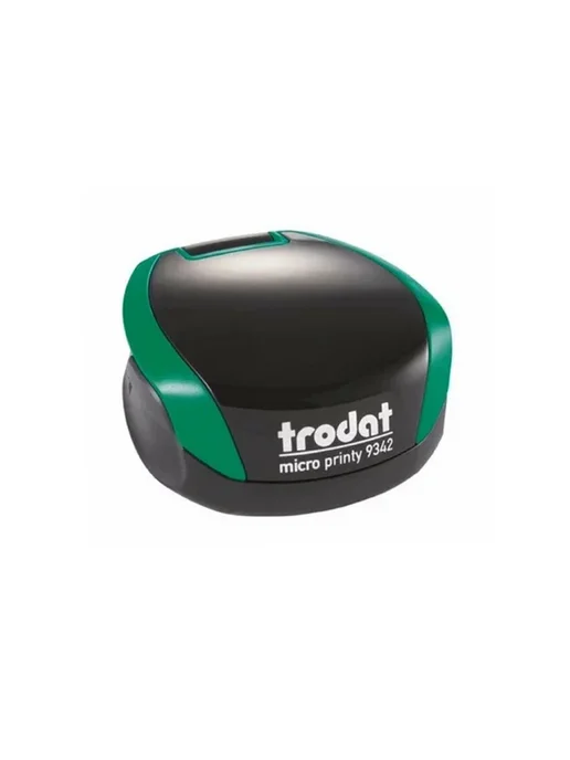 Trodat Оснастка для печати Тrodat MICRO 42мм изумр. подушка синяя, синий, фото 2