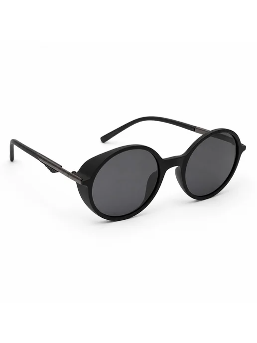 SUNPOP Очки солнцезащитные с поляризацией UV400 с шорами, черный, фото 3