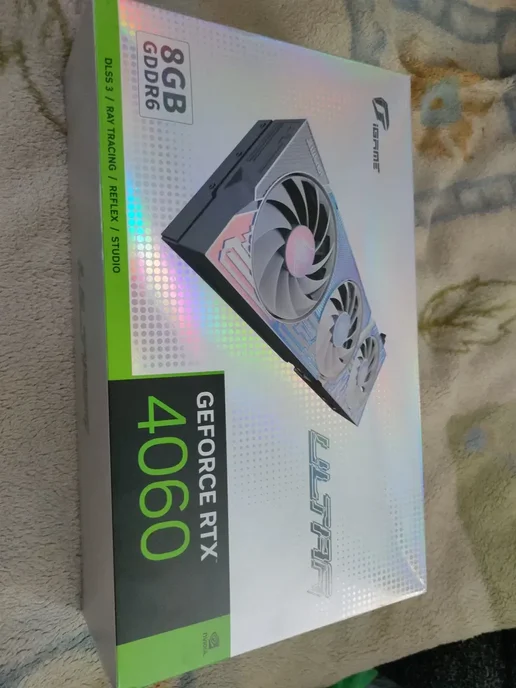 Colorful Видеокарта iGame GeForce RTX 4060 Ultra W OC 8G, 8 г