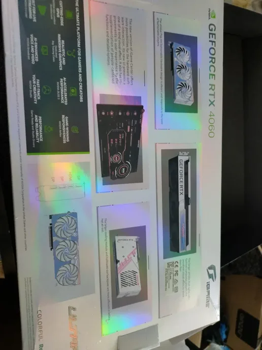 Colorful Видеокарта iGame GeForce RTX 4060 Ultra W OC 8G, 8 г, фото 3